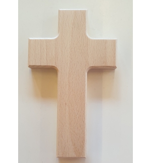Croix bois neutre - 9x15cm