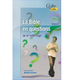 La Bible en questions - volume 3 - Matthieu Richelle 