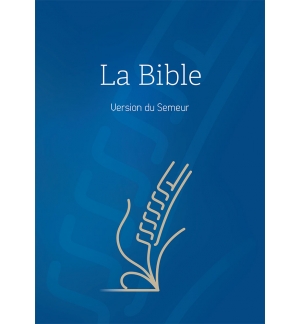 Bible, version Semeur, rigide bleue, tranche blanche [Relié]