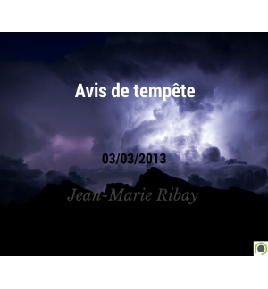 Avis de tempête - Jean-Marie Ribay - CD ou DVD