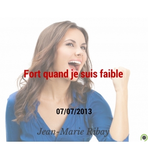 Fort quand je suis faible - Jean-Marie Ribay - CD ou DVD