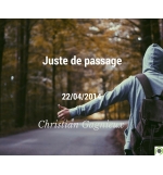 Juste de passage - Christian Gagnieux - CD ou DVD