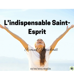 L'indispensable Saint-Esprit - Samuel Peterschmitt - CD