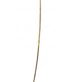 Chaîne vénitienne 50cm - Laiton - plaqué or